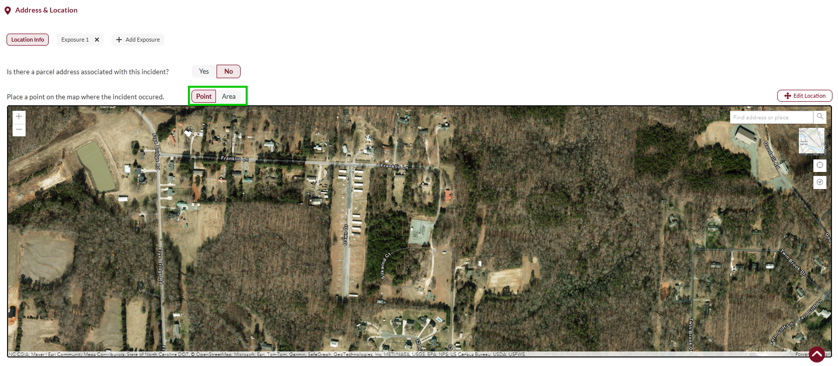 point area
